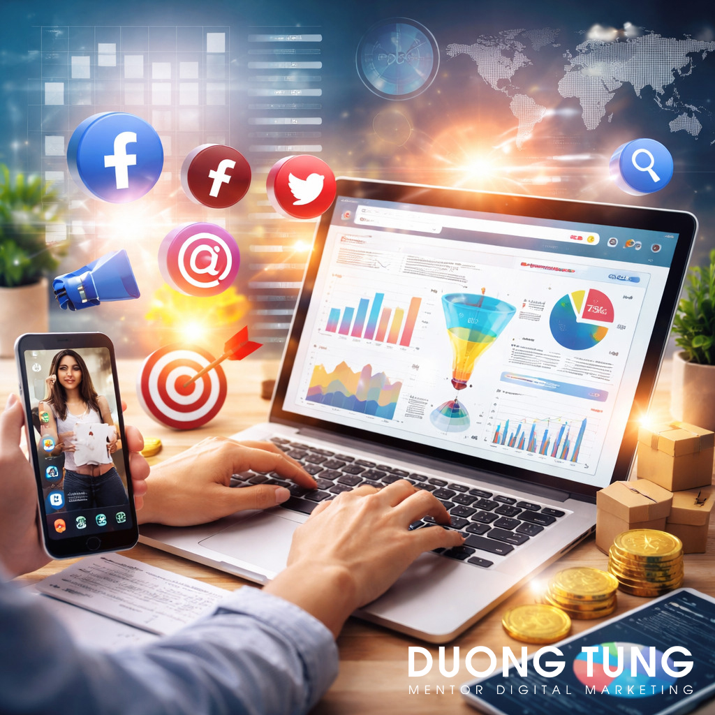 KHÓA HỌC DIGITAL MARKETING THỰC CHIẾN 2026 — THUẦN HÀNH ĐỘNG, RA ĐƠN NGAY Khoa hoc digital marketing thuc chien 1